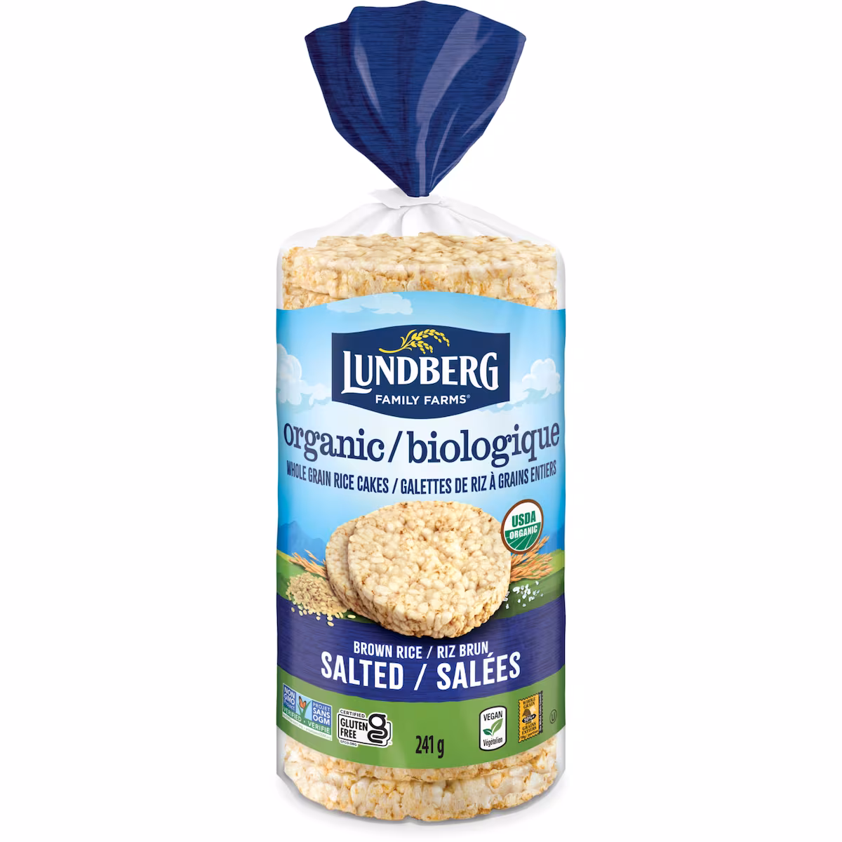 Gâteaux de riz biologique, salés