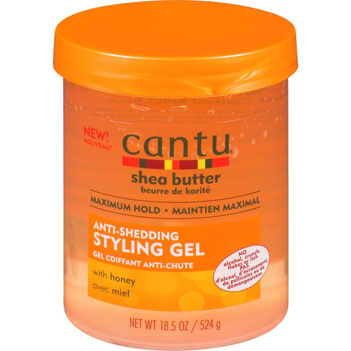 Gel coiffant anti-chute beurre de karité maintien maximal
