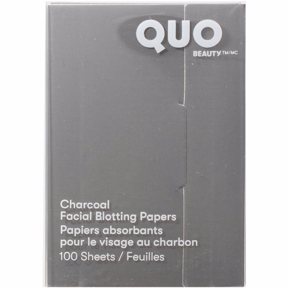 Papiers absorbants pour le visage au charbon, 100 feuilles