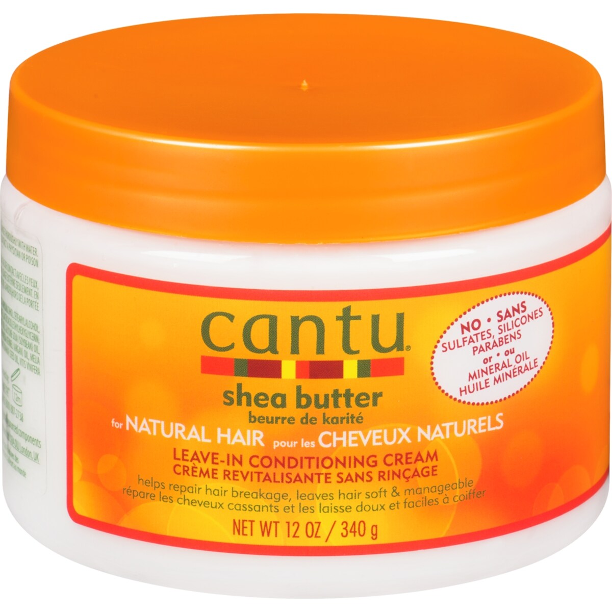 Crème revitalisante sans rinçage beurre de karité pour les cheveux naturels