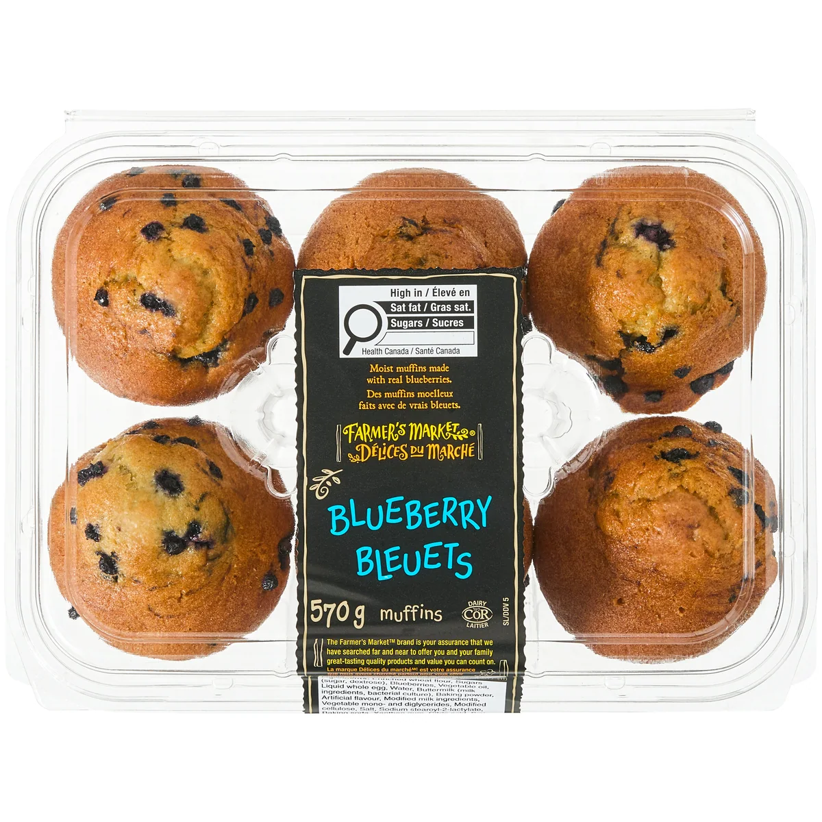 Muffins aux bleuets