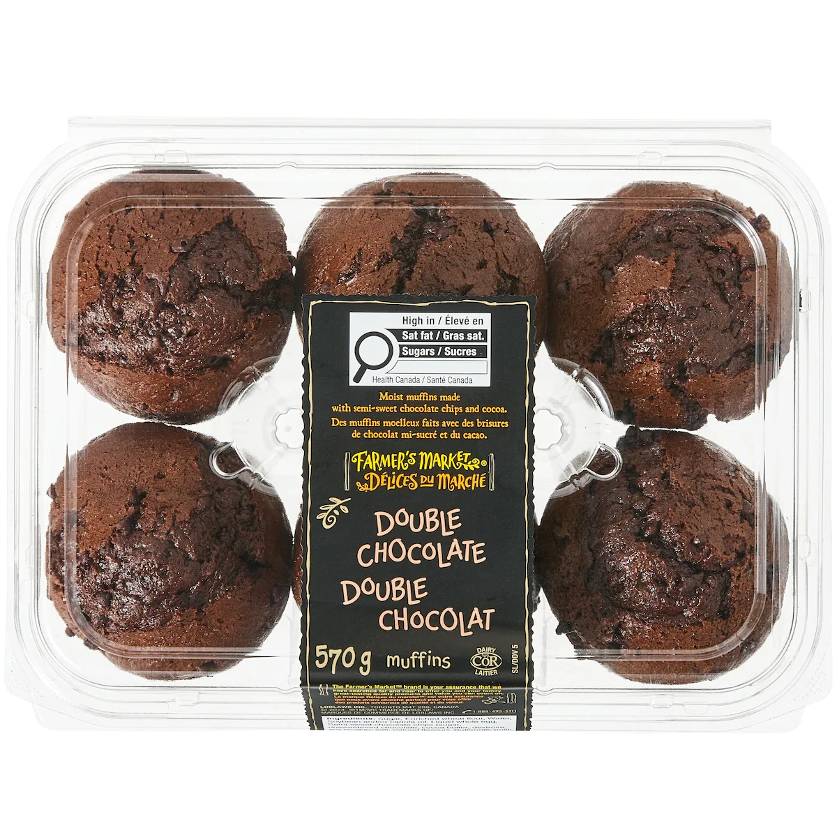 Muffins double chocolat
