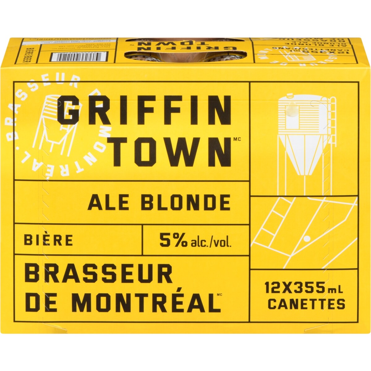 Griffin town bière ale blonde (Pièce didentité requise au moment du ramassage)