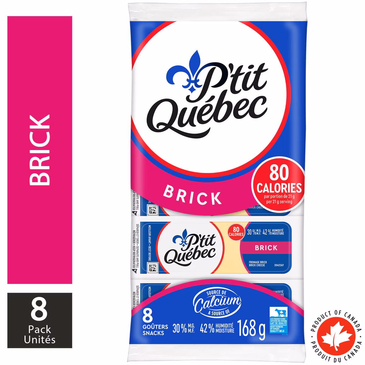 Portion Unitaire Fromage Naturel Brick