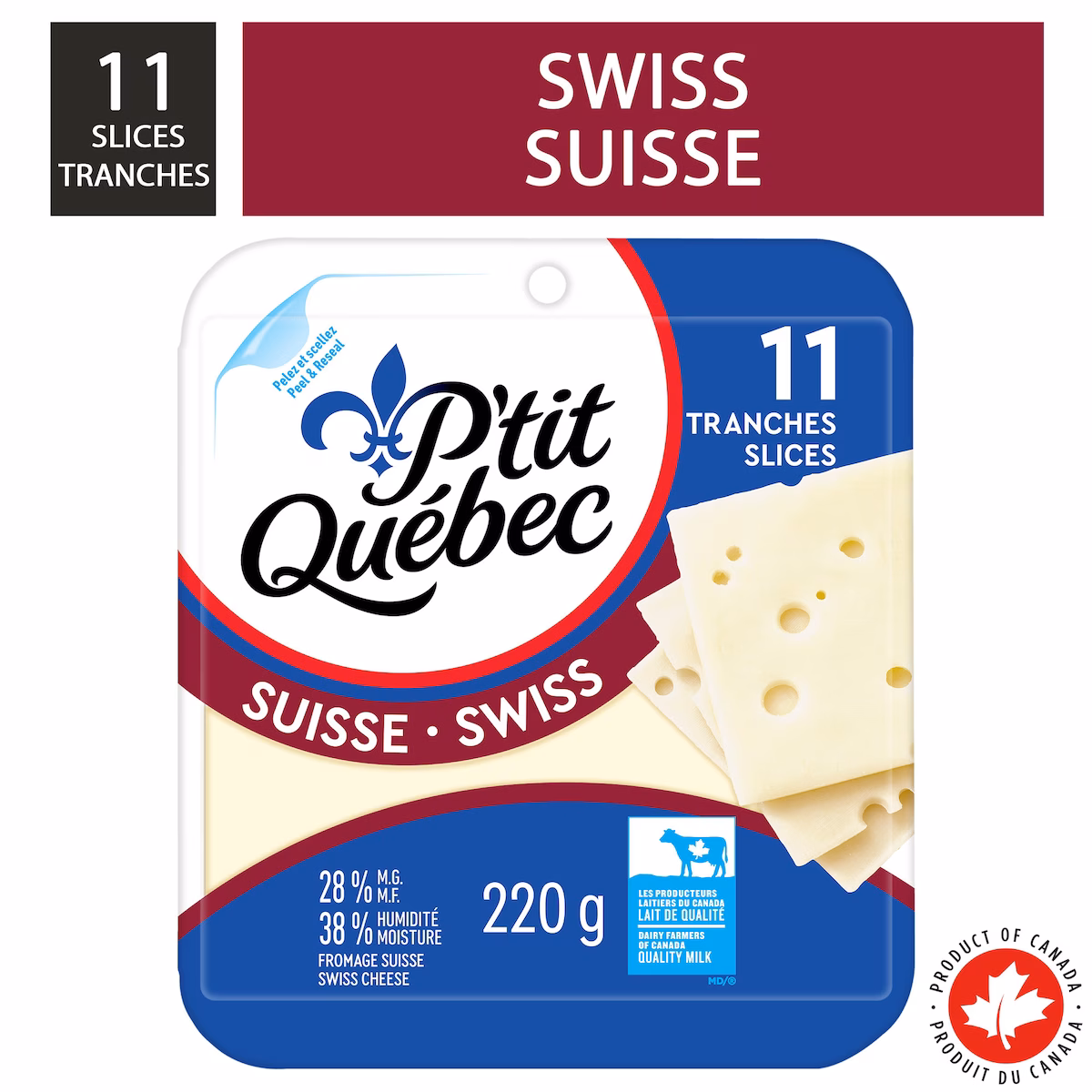 Fromage suisse tranché
