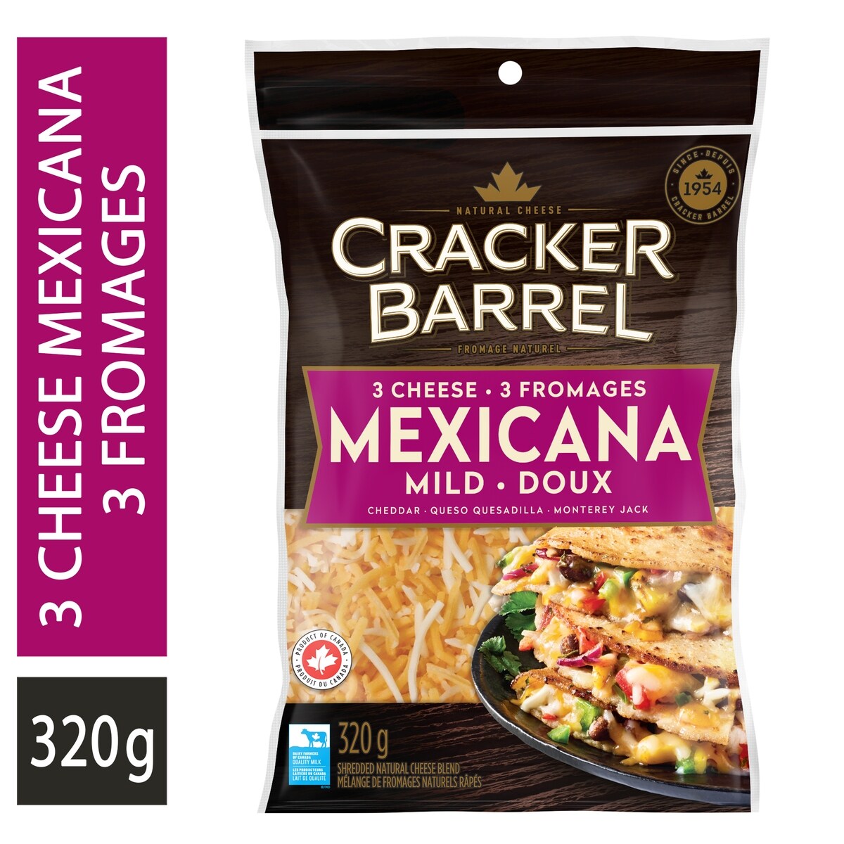 Fromage Râpé 3 Fromages Mexicana,