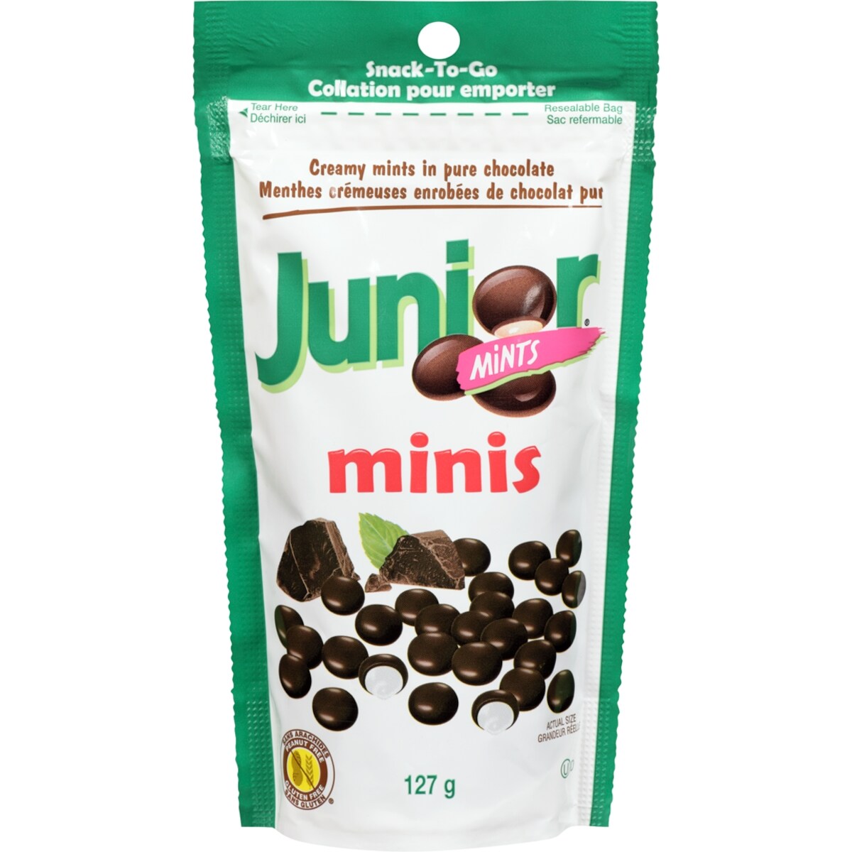 Minis Menthes Crémeuses Enrobées De Chocolat Pur