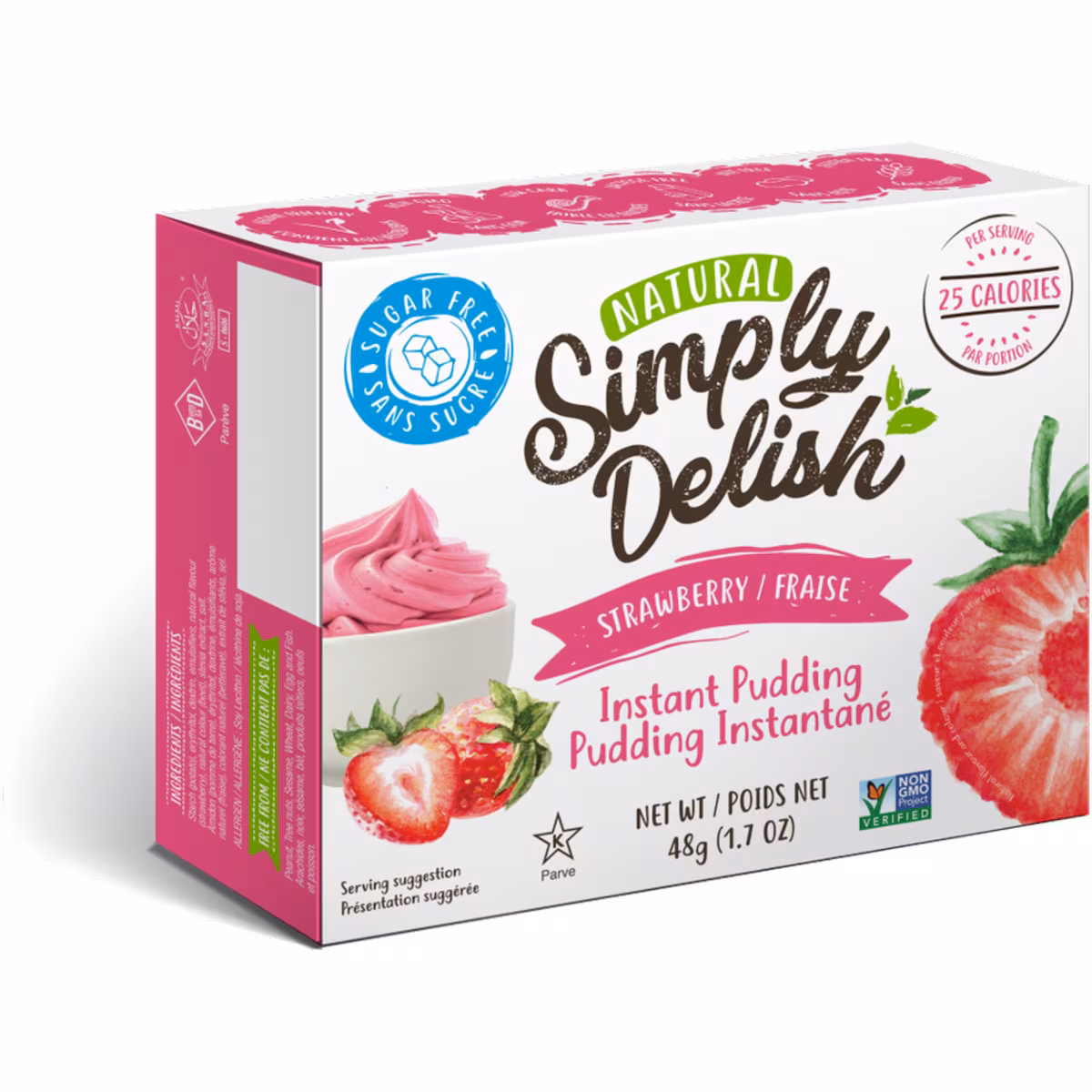 Pudding instantané fraise