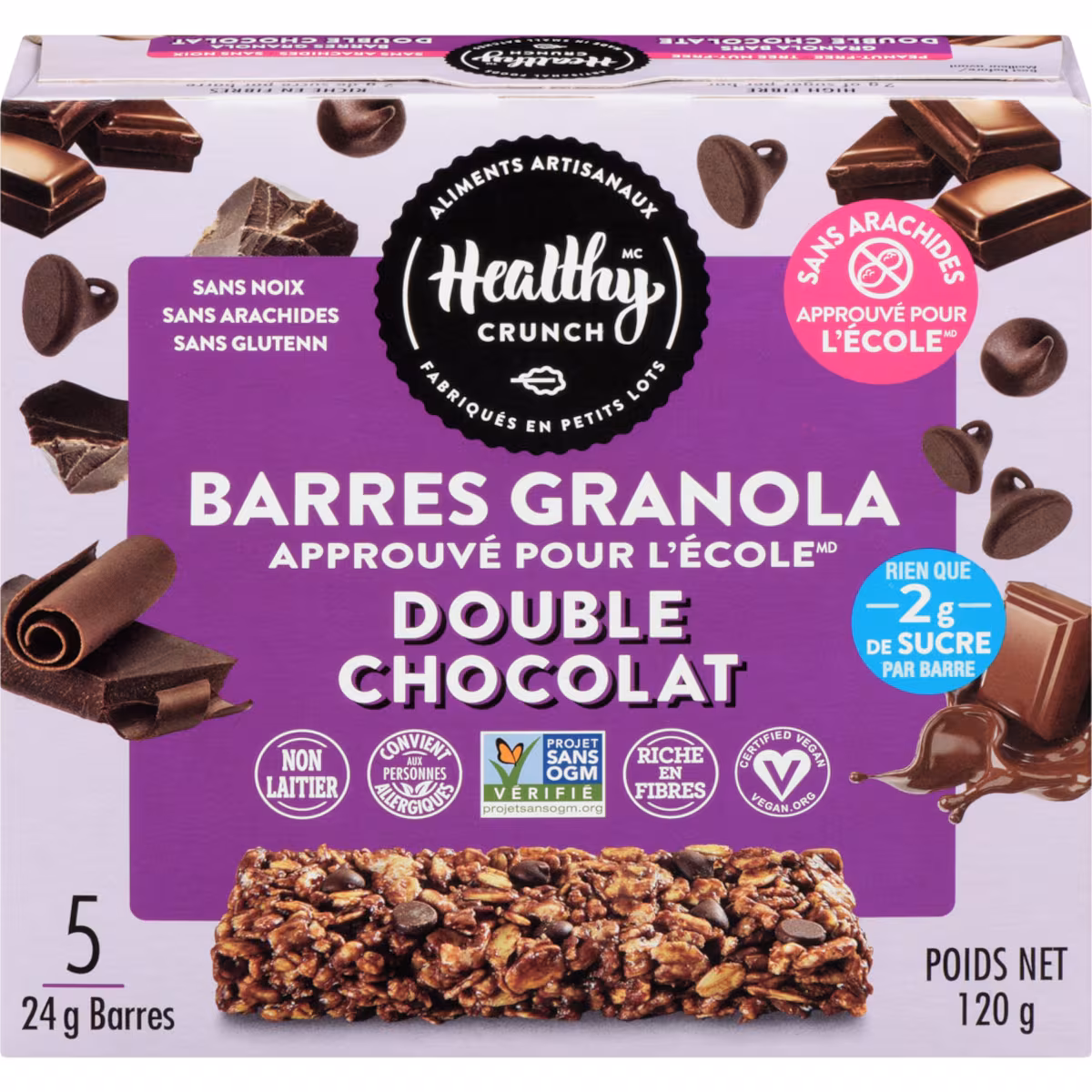 Hycr Barre Granola Double Choc
