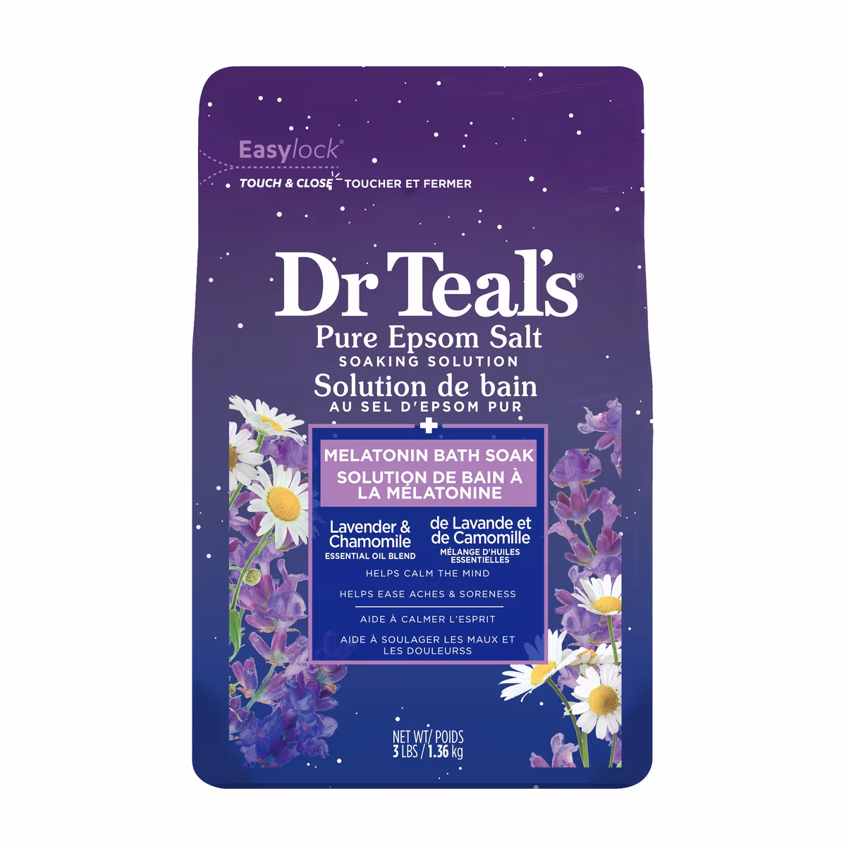 Sel d'Epsom pur avec melatonin
