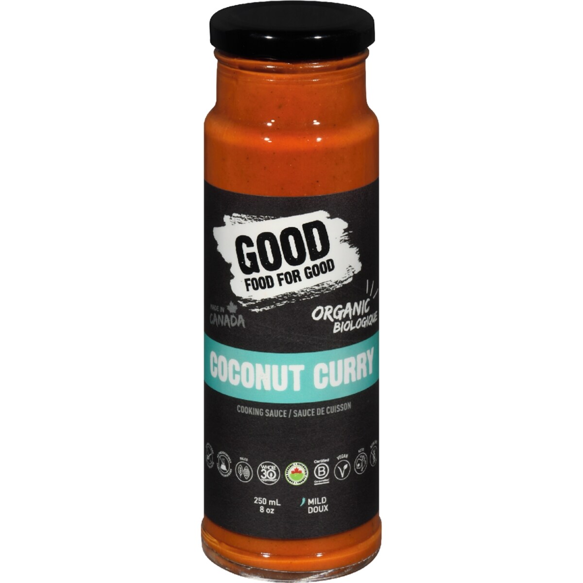 Sauce de cuisson biologique Curi à la noix de coco Good Food For Good
