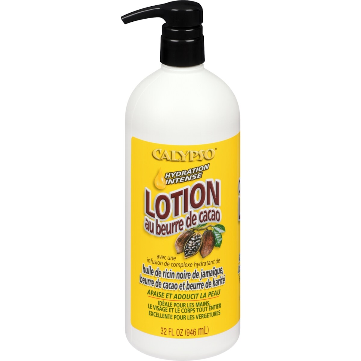 Lotion Au Beurre De Cacao Avec Une Infusion De Complexe Hydratant De Huile De Ricin Noire De Jamaïque, Beurre De Cacao Et Beurre De Karité