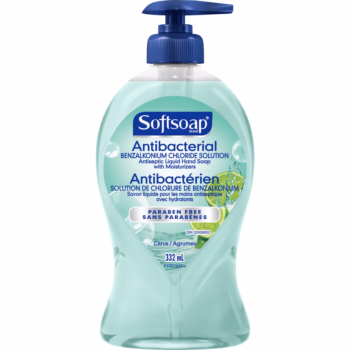 Pompe De Savon Liquide Pour Les Mains Antibactérien Agrumes Frais