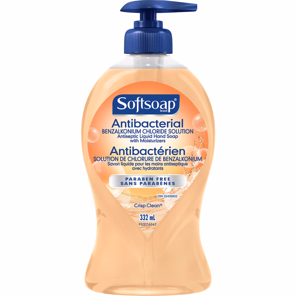 Pompe De Savon Liquide Pour Les Mains Antibactérien Propreté Fraîche