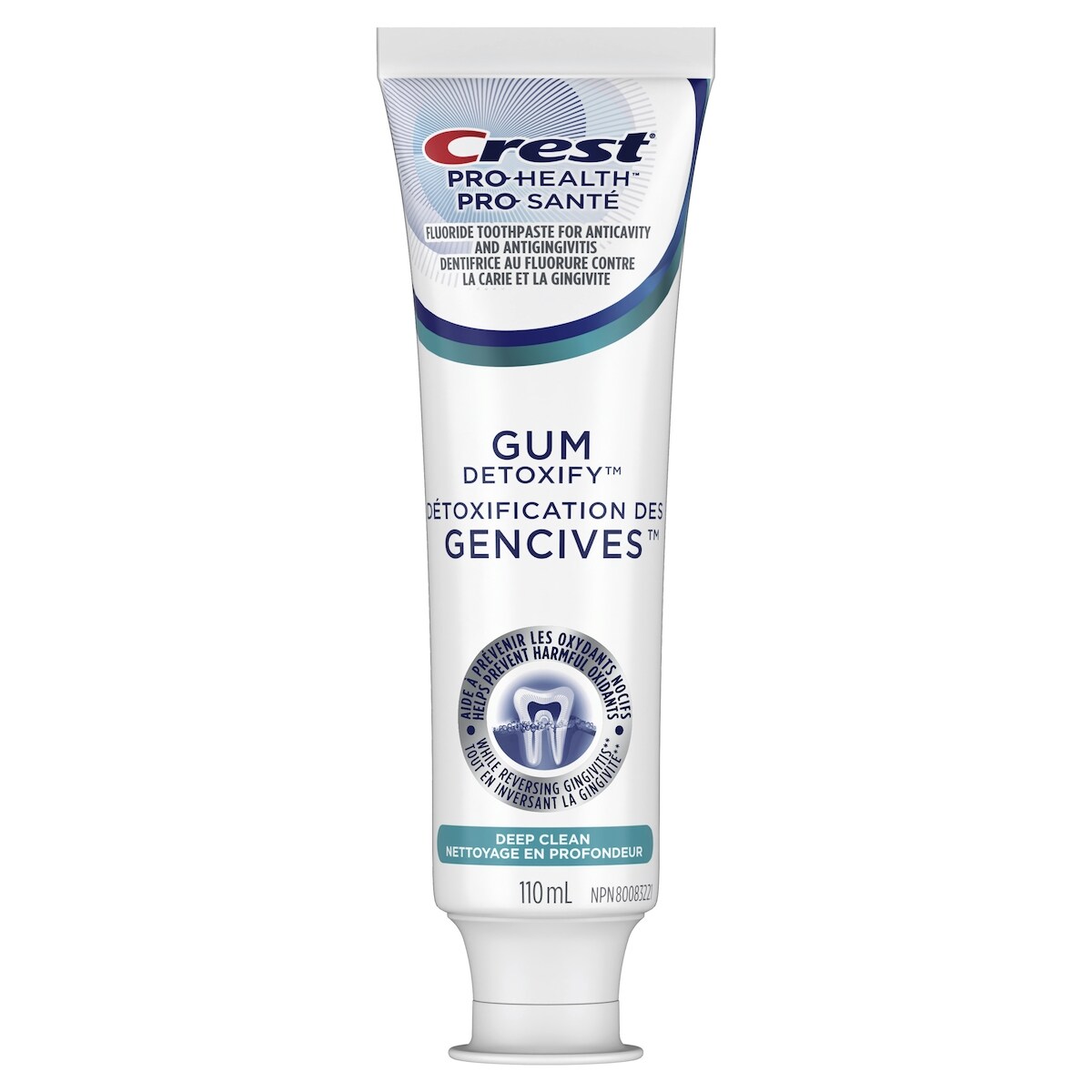 Dentifrice Gum Detoxify Nettoyage en profondeur