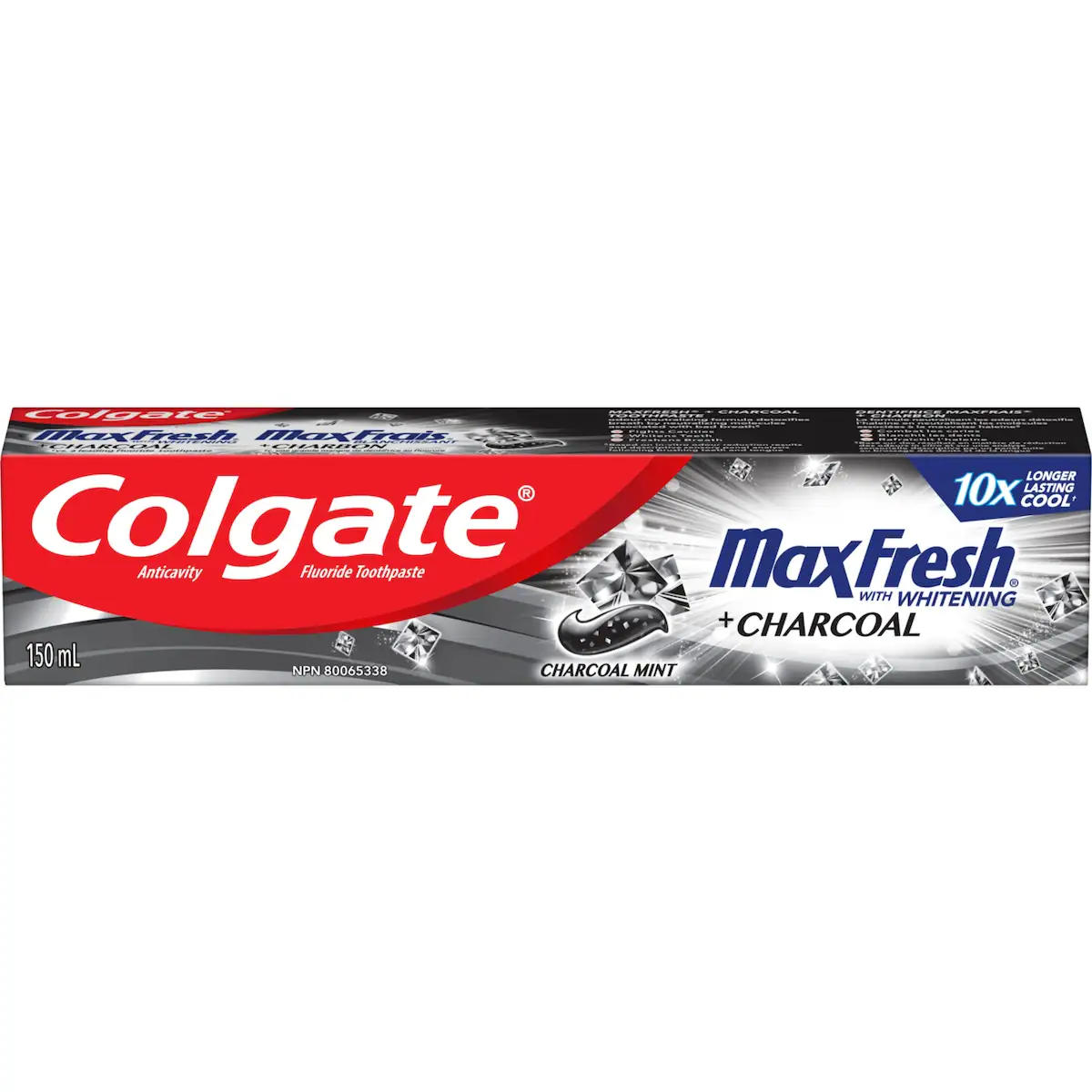 Dentifrice Colgate MaxFrais avec charbon