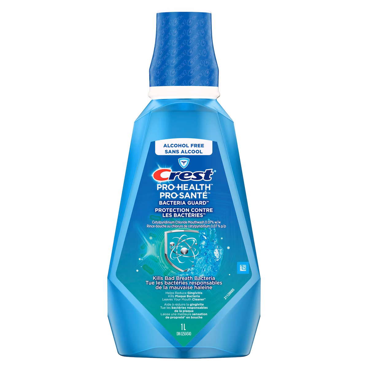 Rince-bouche Protection contre les bactéries, 1,5% de peroxyde dhydrogène, Menthe