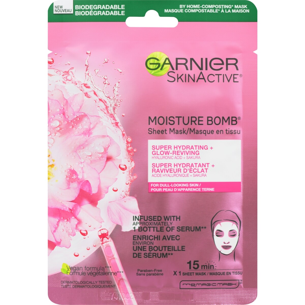 GARNIER MASQ BOMBE HYDR SAKURA