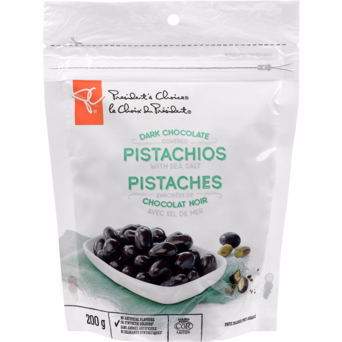 Dark Choc Pistachios Seaslt