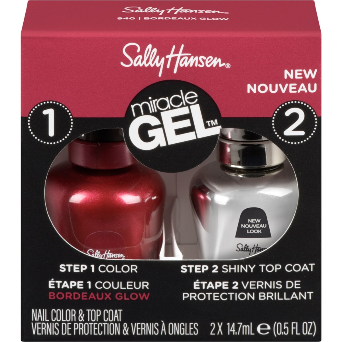 Vernis De Protection & Vernis À Ongles 940 Bordeaux Glow