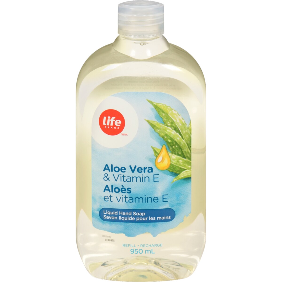 Savon liquide pour les mains aloès et vitamine E