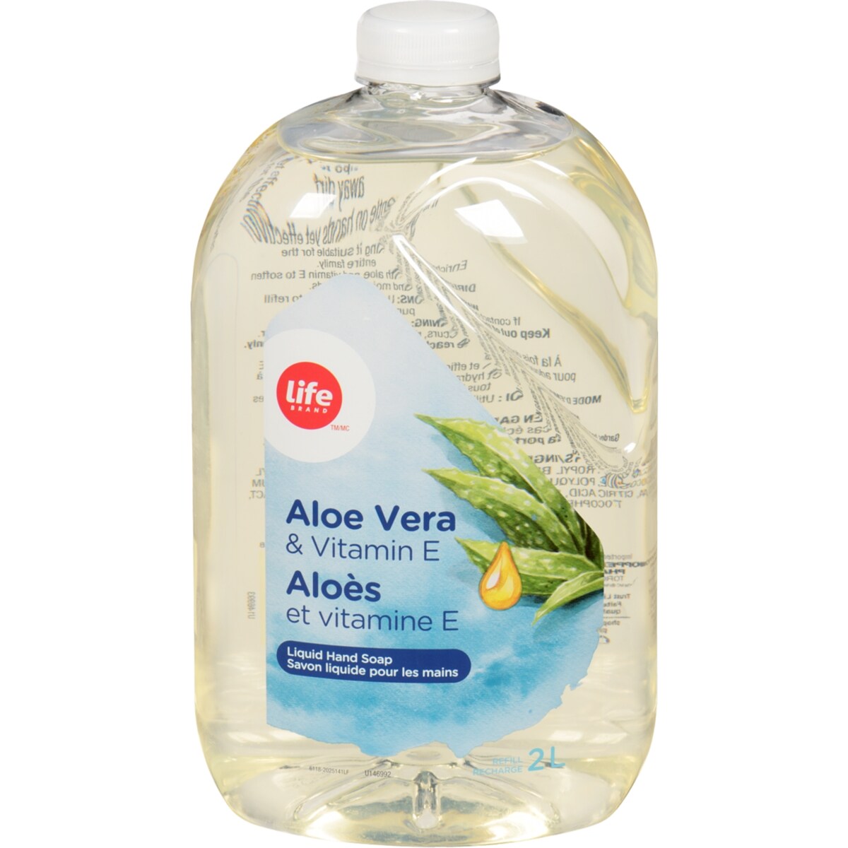 Savon pour les mains, aloès et vitamine E