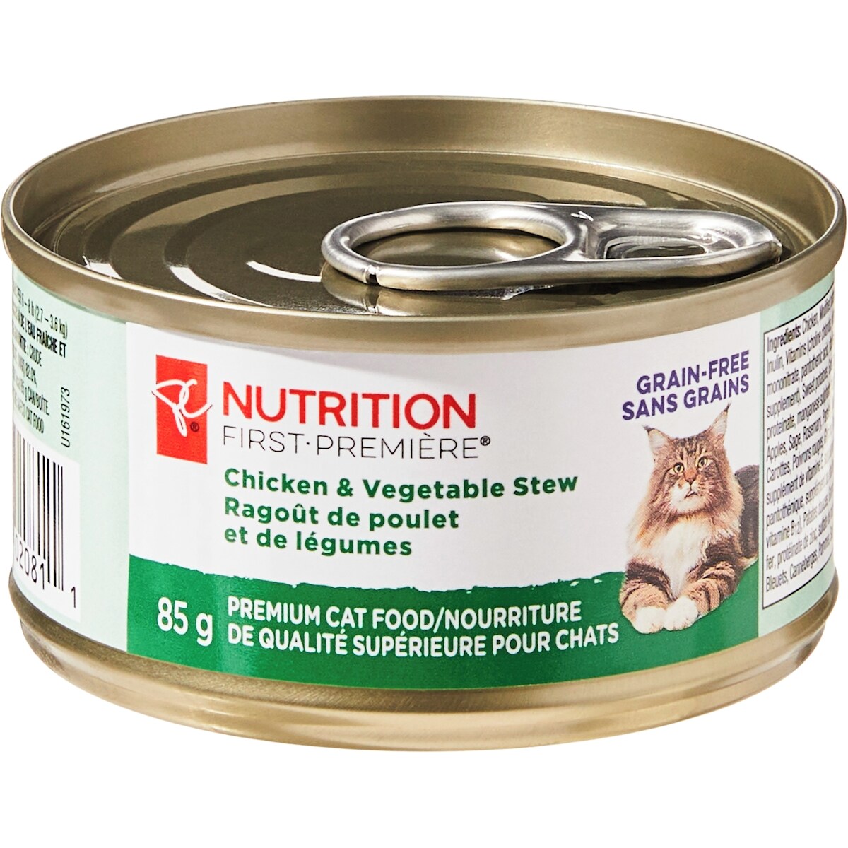 Nutrition première, ragoût de poulet et de légumes, nourriture de qualité supérieure pour chats
