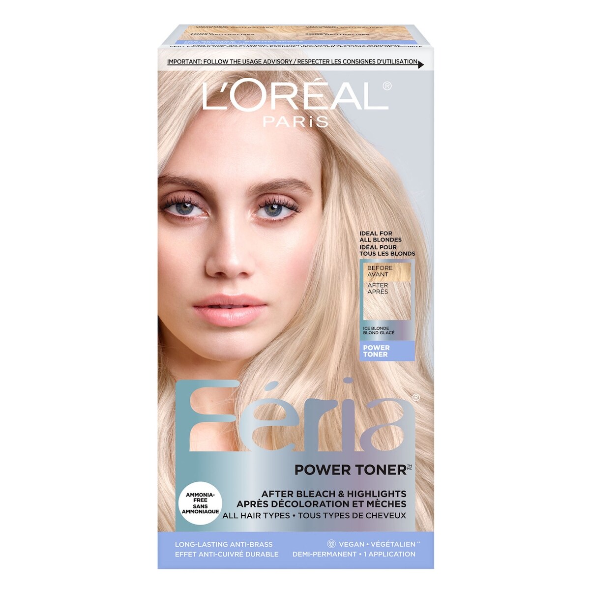 Demi-Permanent Blond Glacé Couleur Vibrante Multi-Facettes