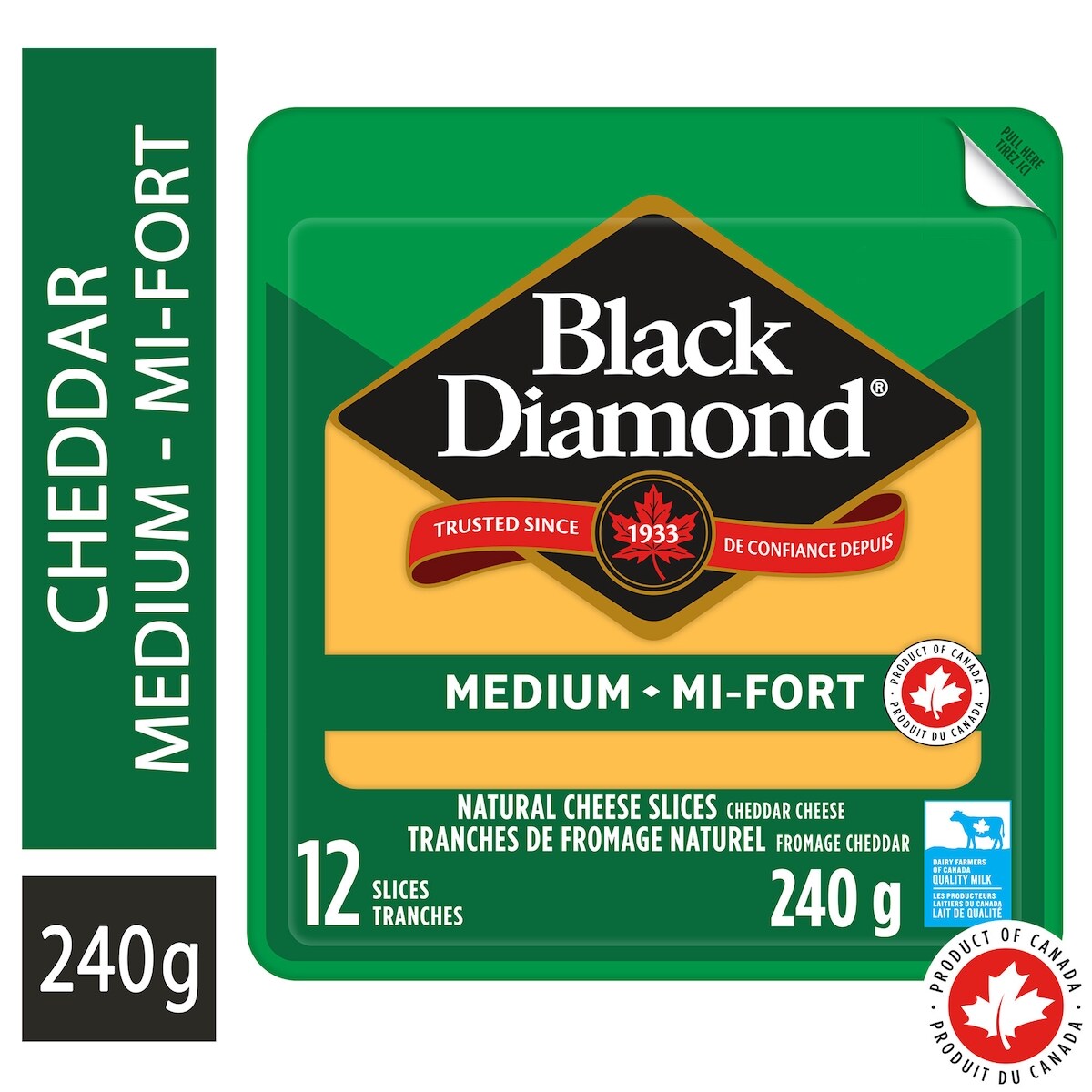 Tranches De Fromage Cheddar Moyen