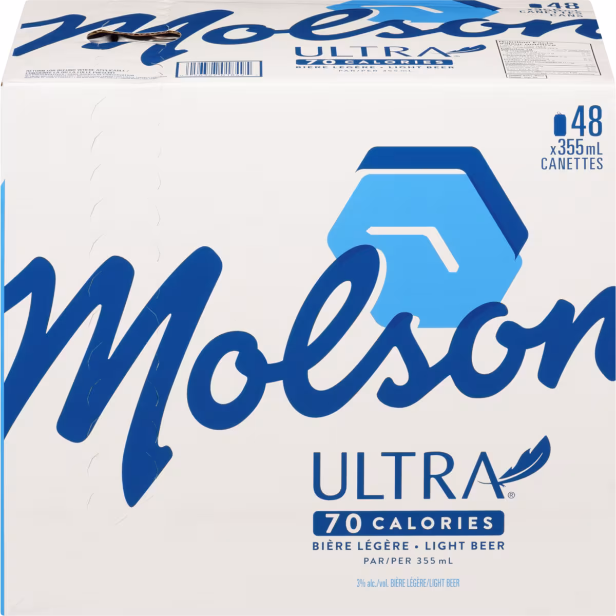 Ultra 48cannettes 355ml (Pièce didentité requise au moment du ramassage)