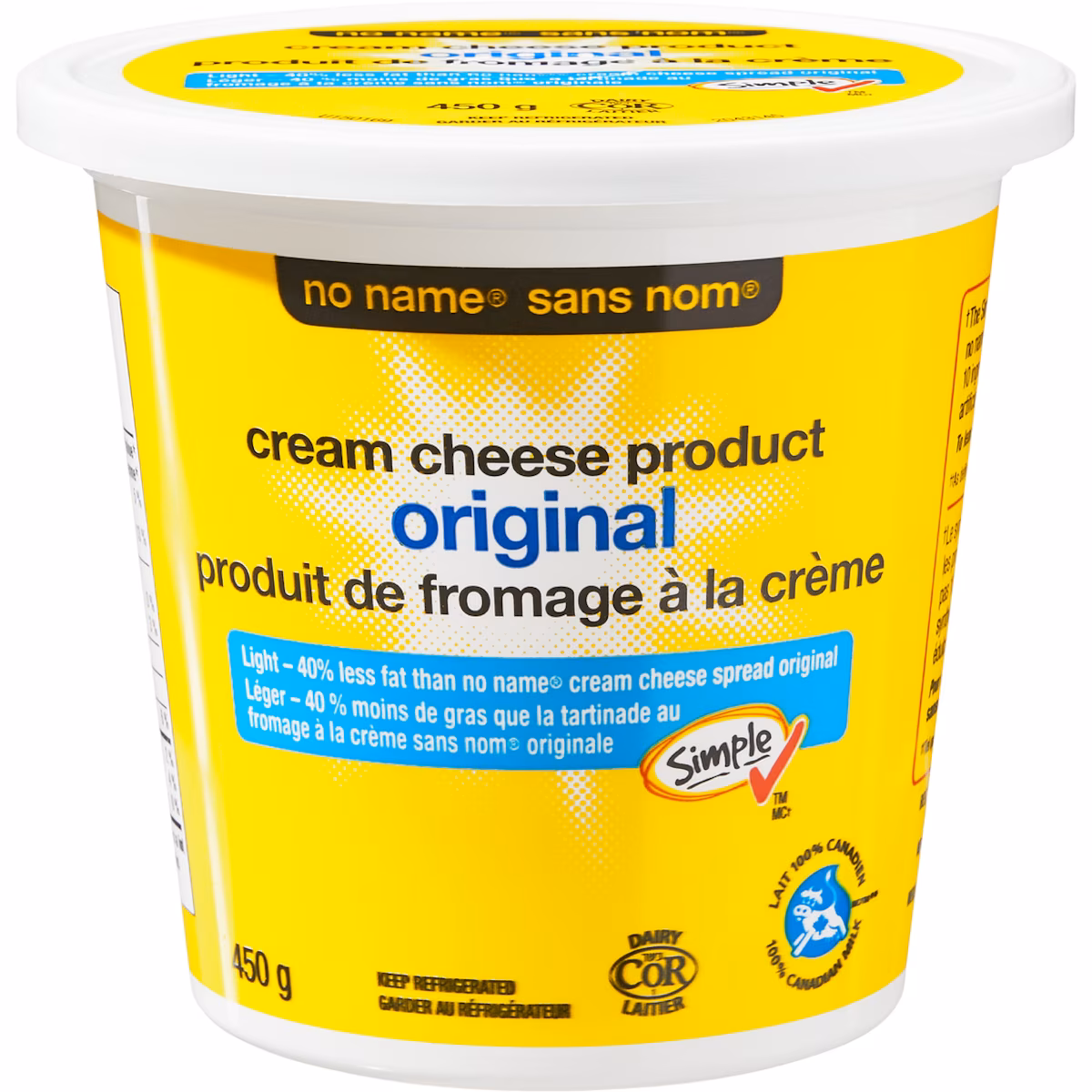 Tartinade au fromage à la crème légère originale