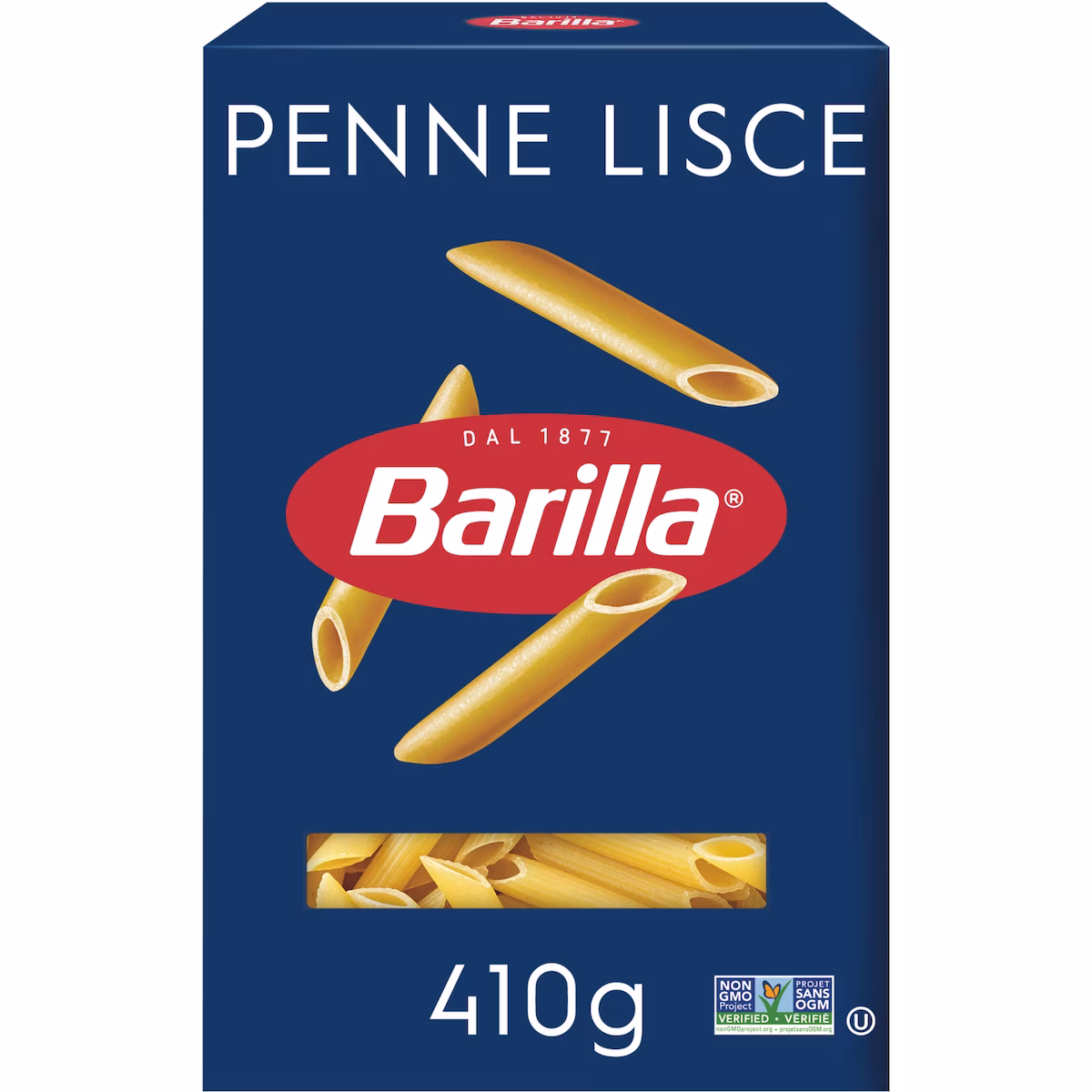 Pâtes penne lisses