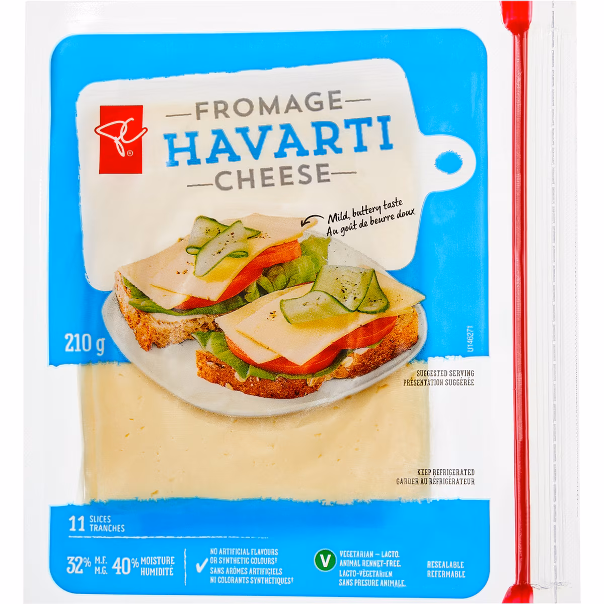 Fromage Havarti 32% MG tranches