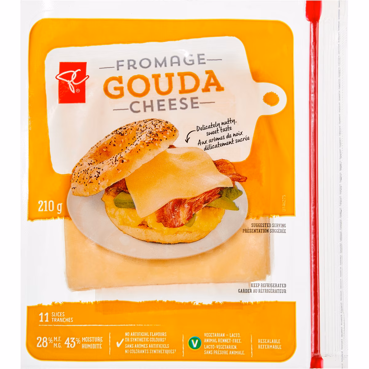 Gouda en tranches