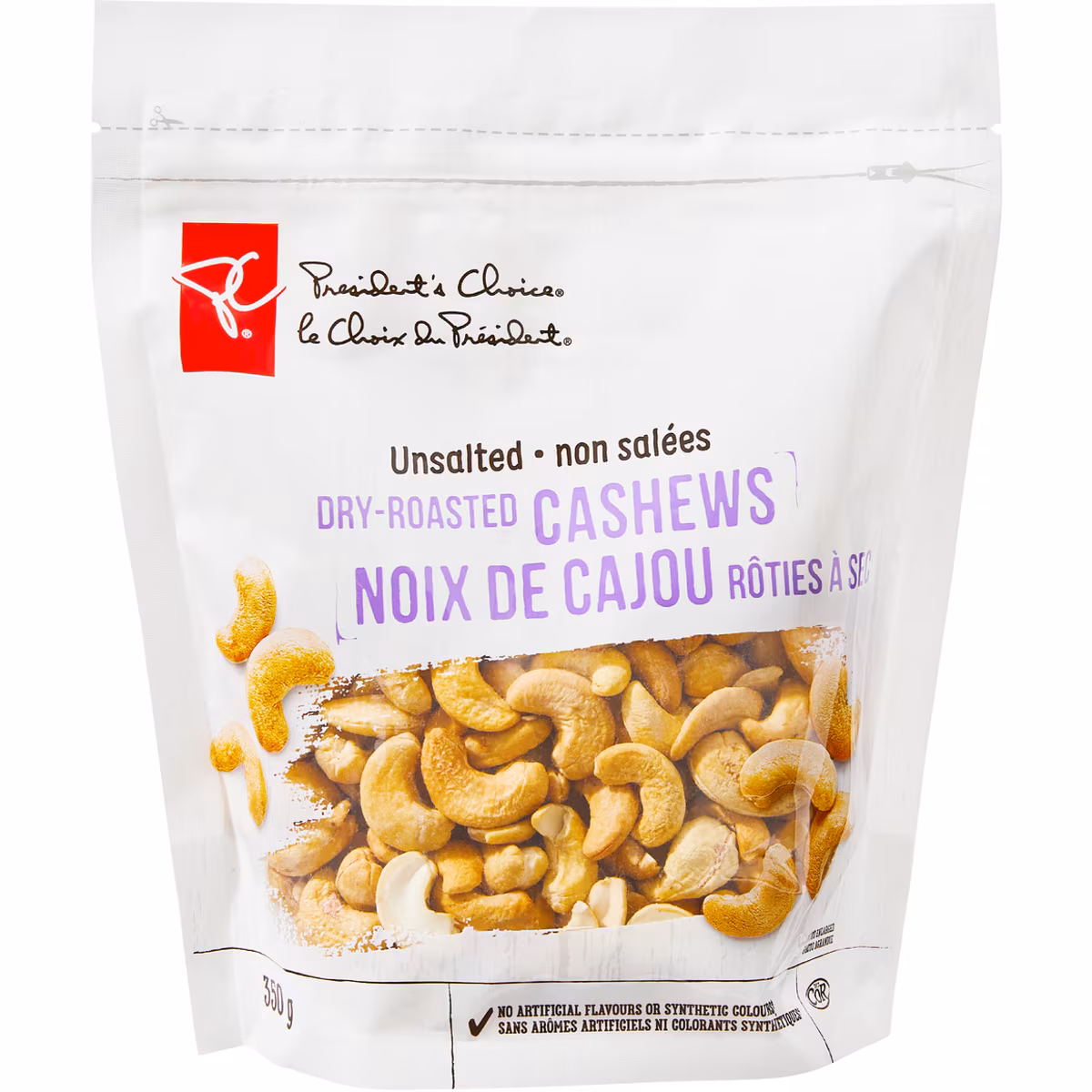 Noix de cajou rôties à sec