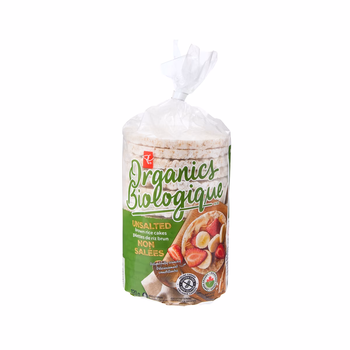Galettes de riz brun non salées Biologique