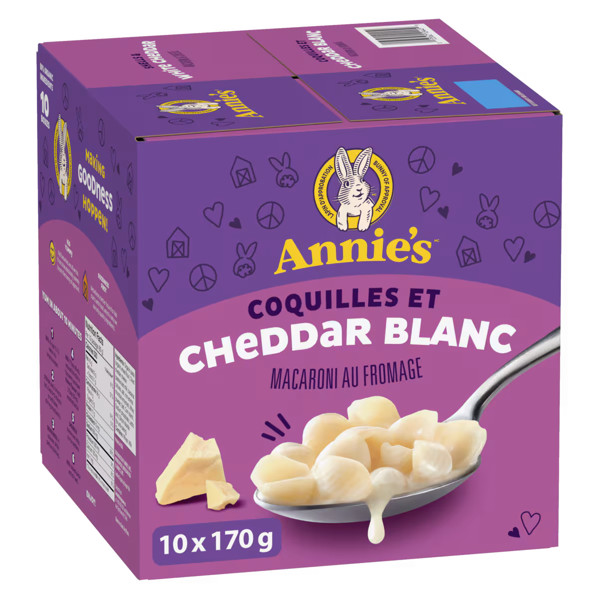 Coquilles Et Cheddar Blanc Macaroni Au Fromage