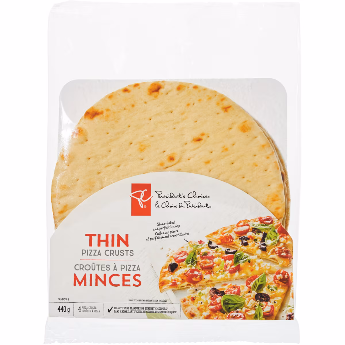Croûtes à pizza minces originales