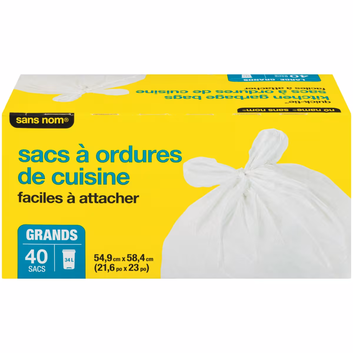 Sacs à ordures, grands