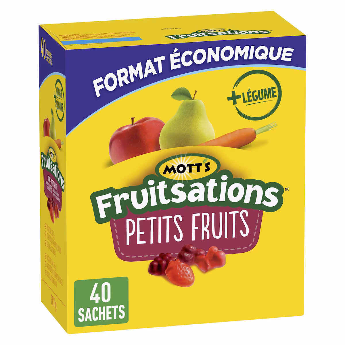 Fruitsations Collations à Saveur de Fruits, Petits Fruits, Sans Gluten