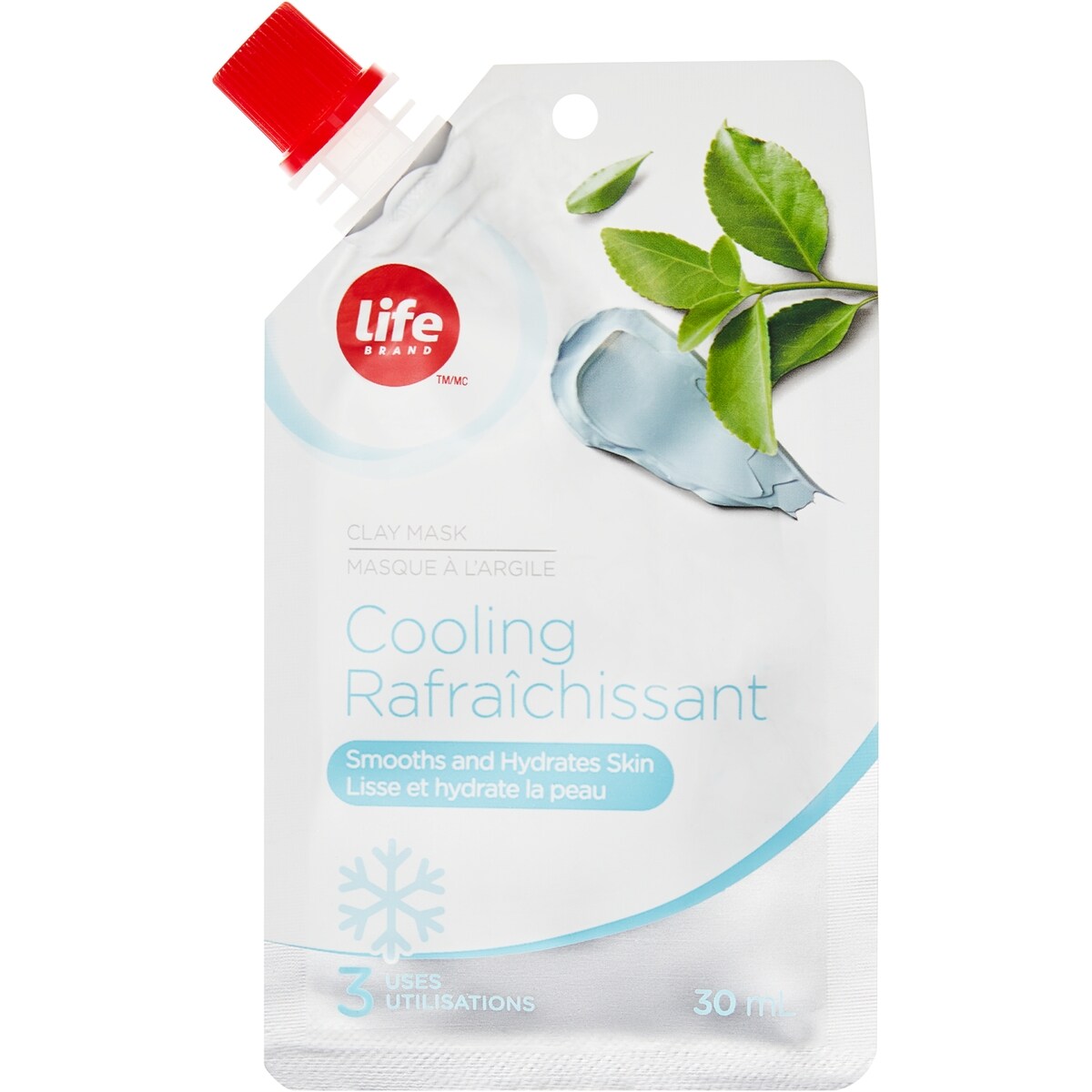 Masque à largile rafraîchissant