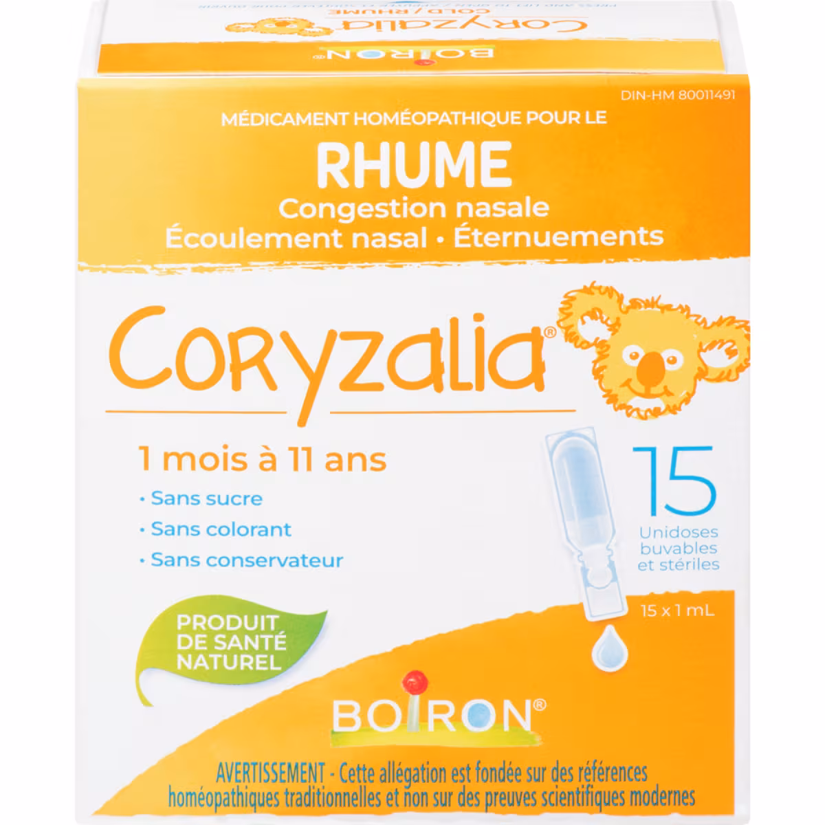 Coryzalia pour le rhume