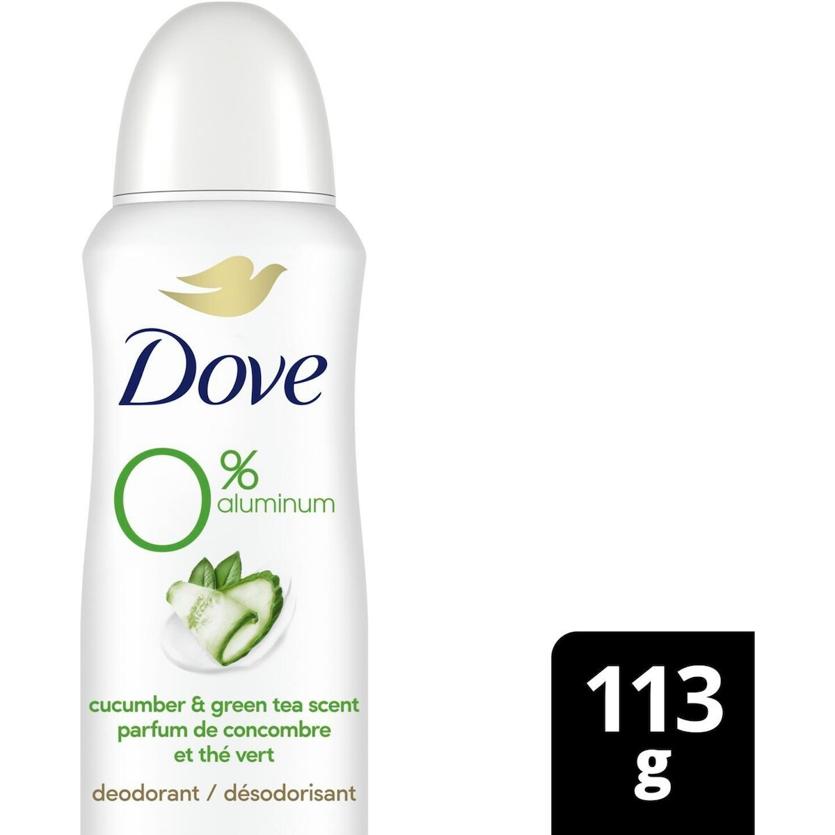 Désodorisant sans aluminium parfum concombre et thé vert