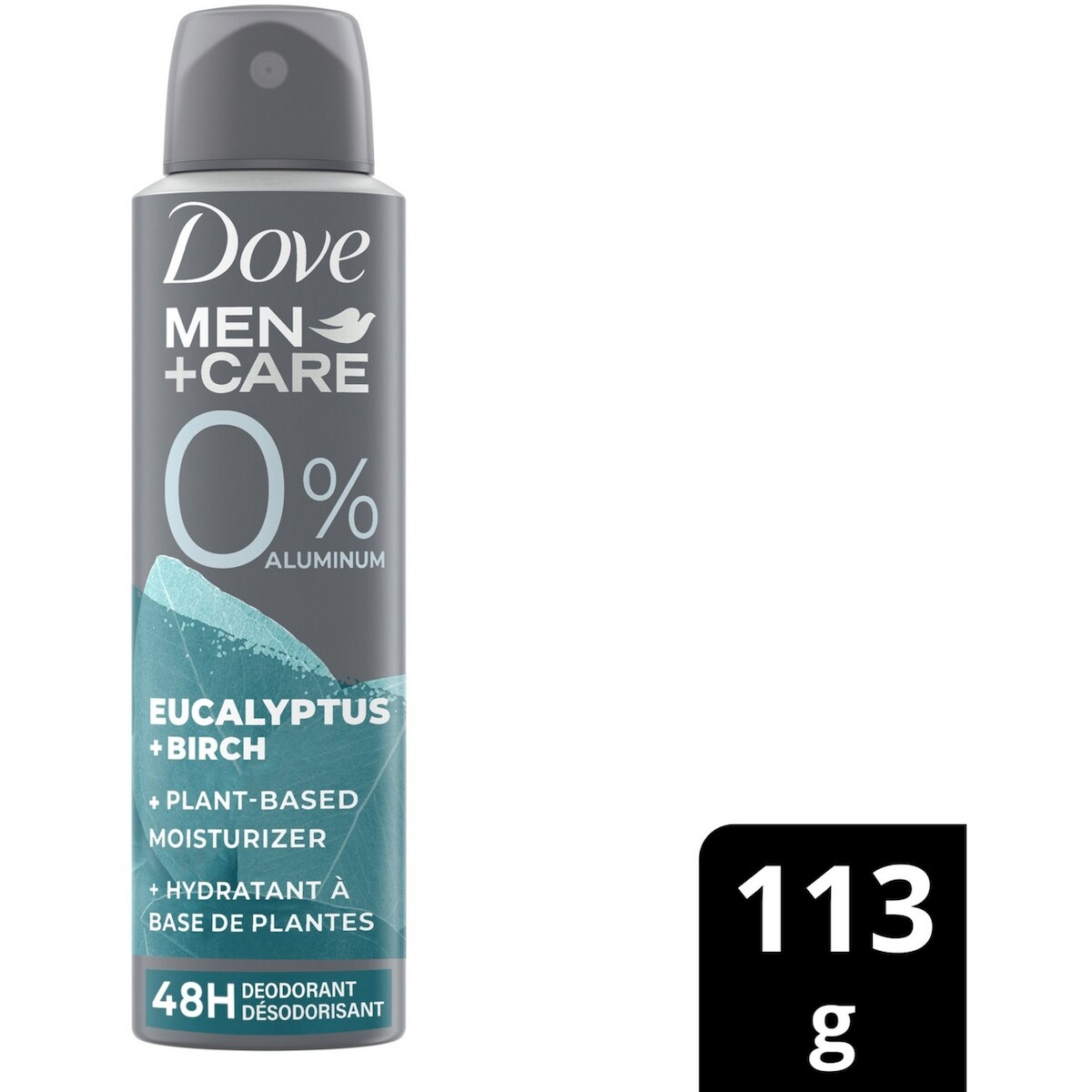 Désodorisant en vaporisateur 0% aluminium Men+Care Eucalyptus + Birch