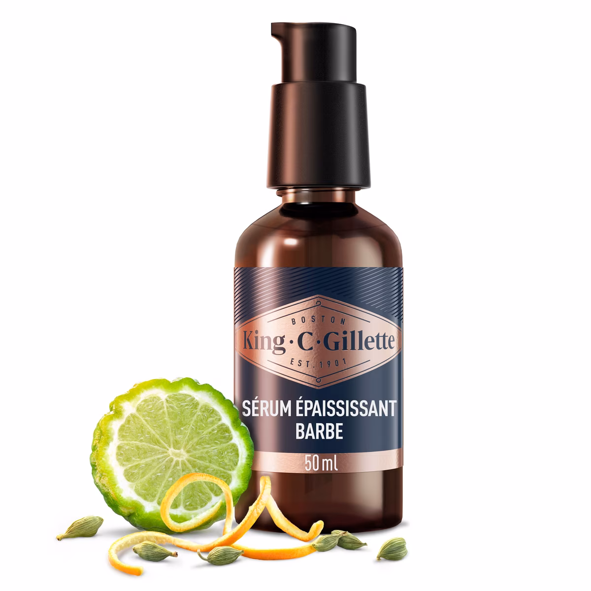 Épaississant pour la barbe King C. enrichi de caféine et du parfum emblématique de King C.