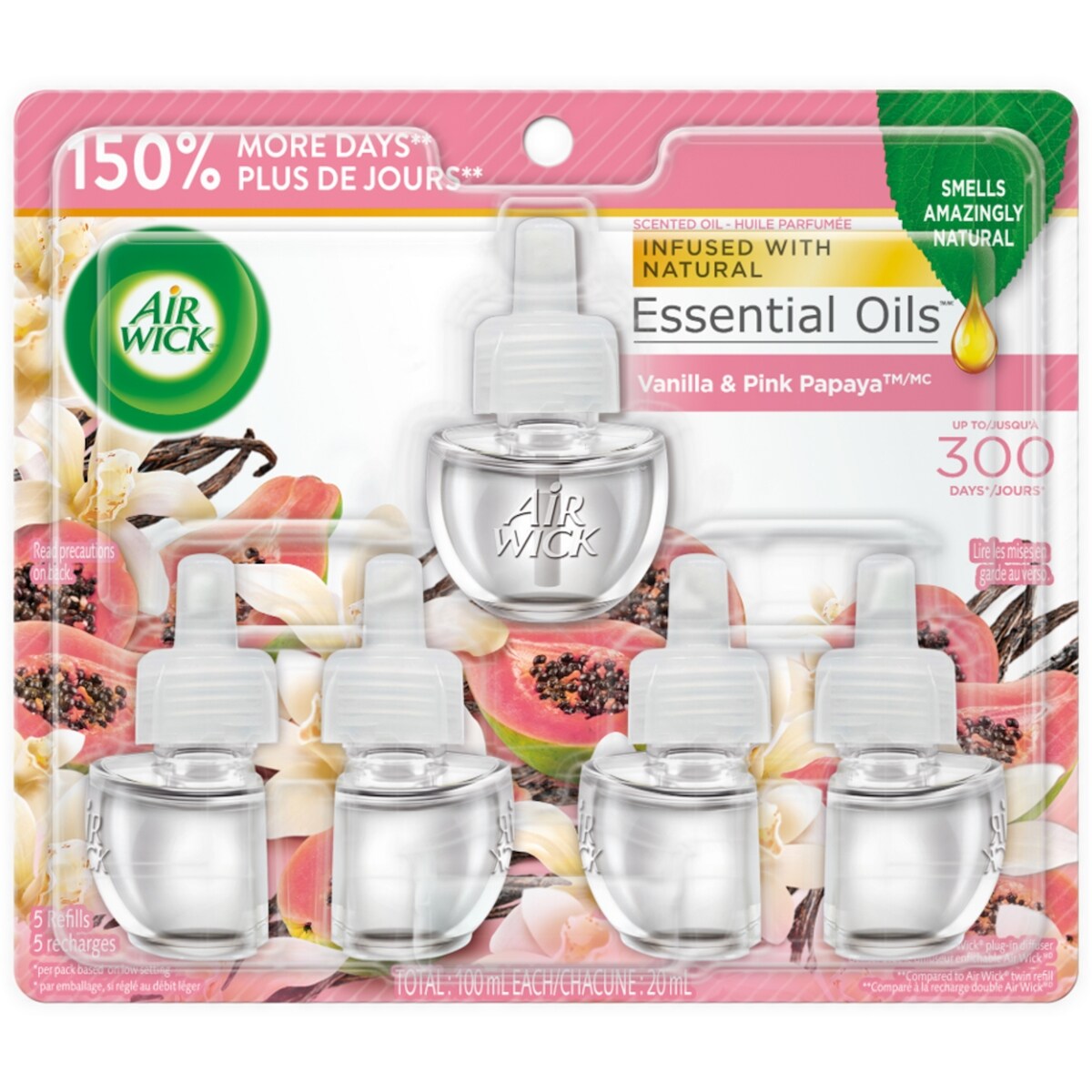 HUILES PARFUMÉE Recharge - Vanilla & Pink Papaya MC