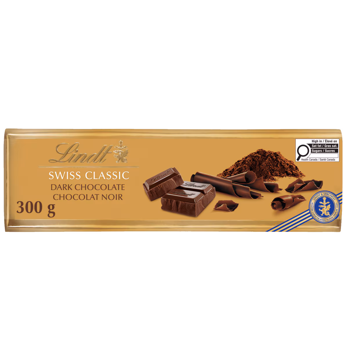 SWISS CLASSIC Gold Surfin Barre de chocolat noir