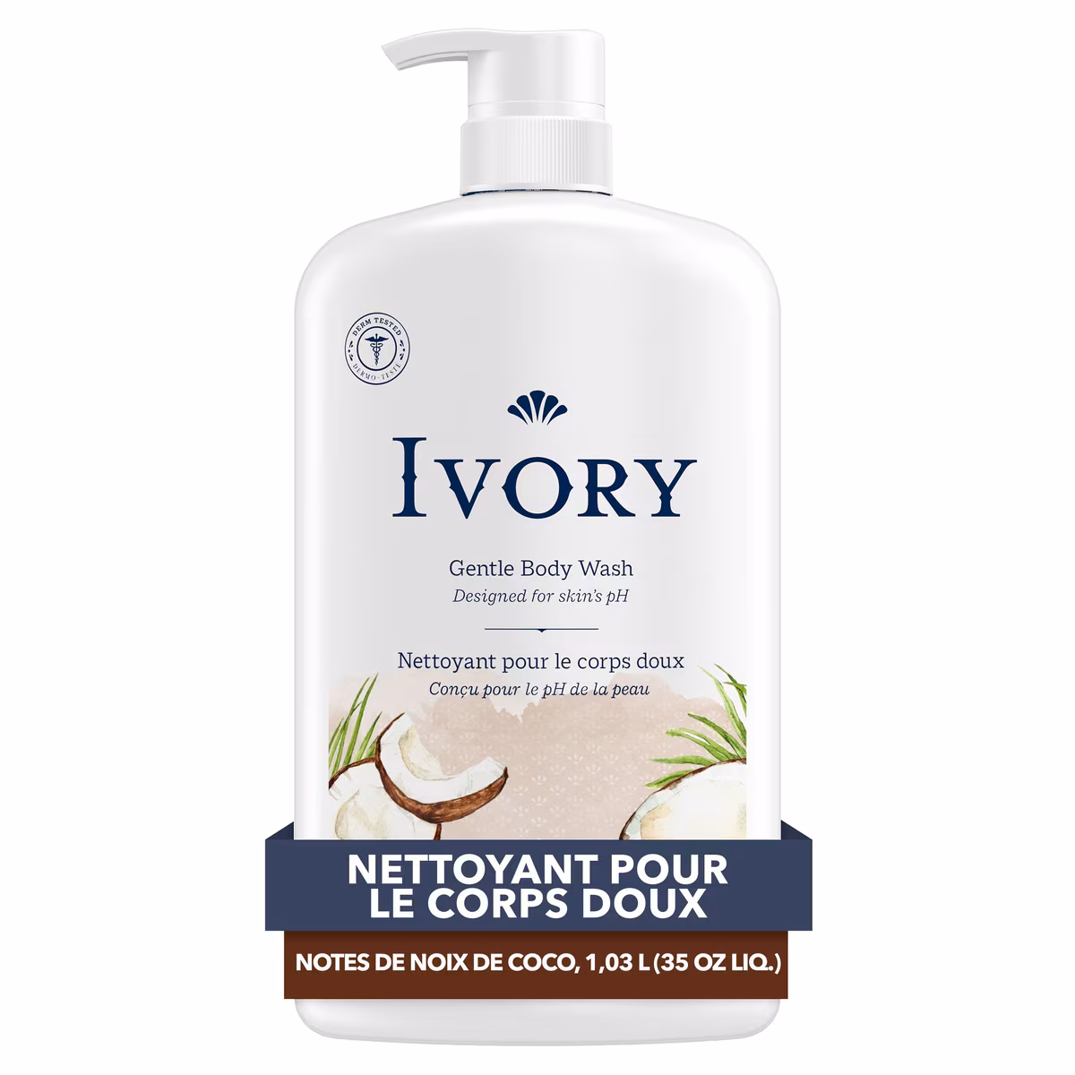 Nettoyant pour le corps doux noix de coco
