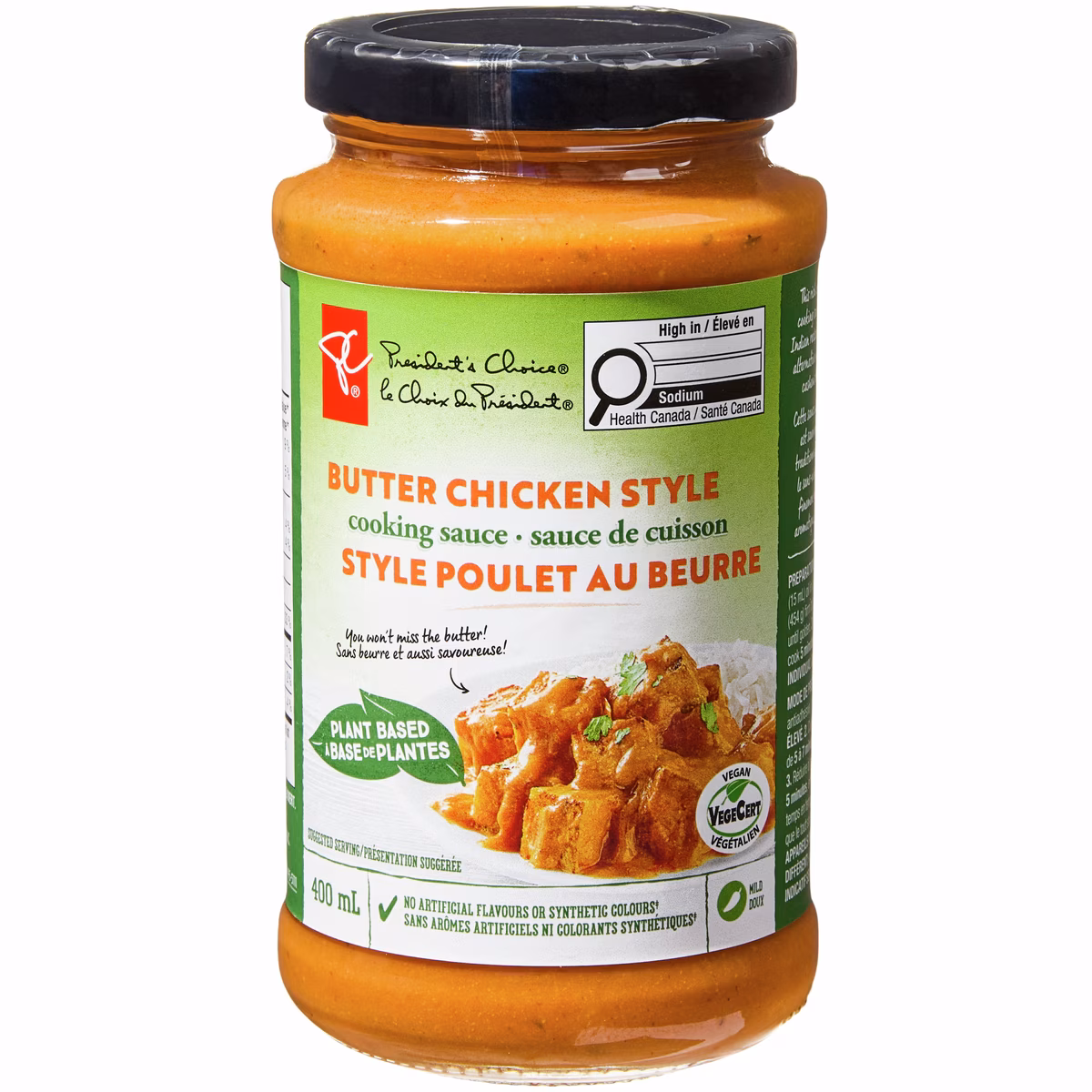 Sauce de cuisson style poulet au beurre à base de plantes