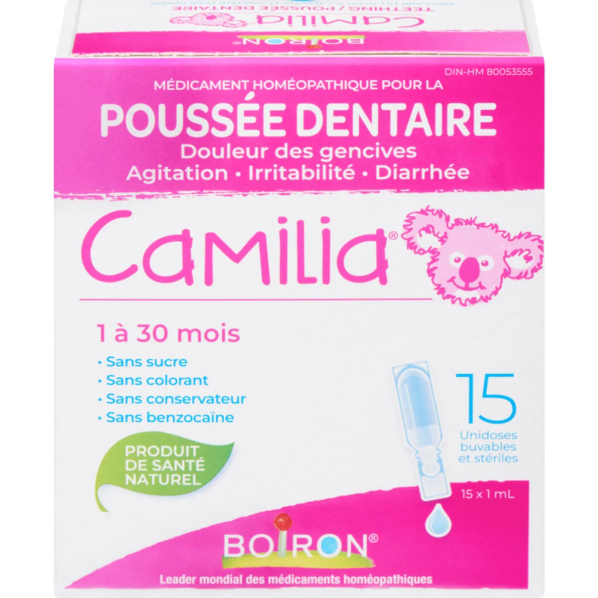 Camilia pour la posée dentaire